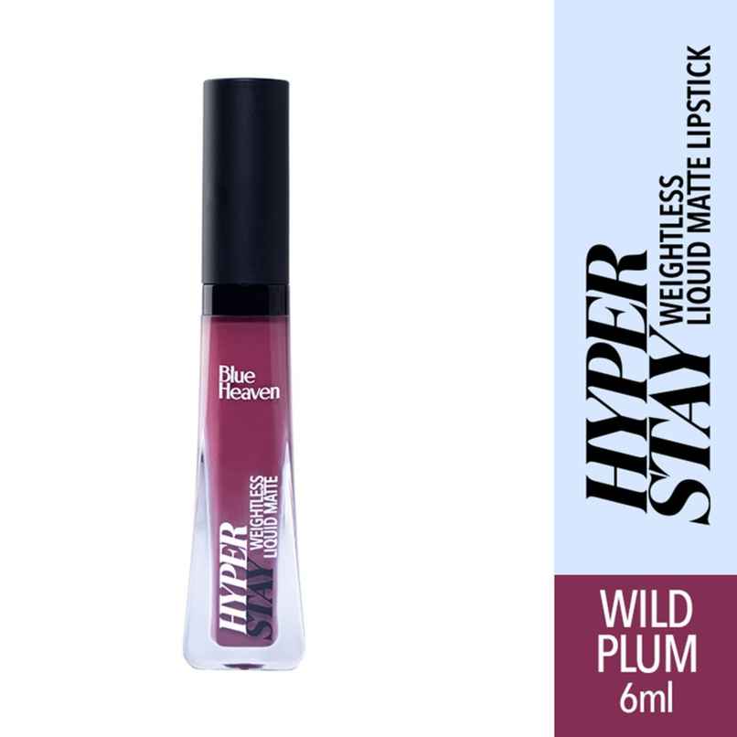 Blue Heaven Hyper Stay Weightless Liquid Matte Lipstick | Wild Plum 7