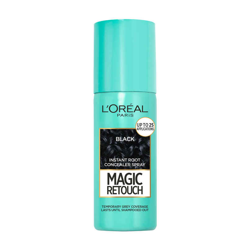 L'Oreal Paris Magic Retouch Root Touch Up Hair Colour Spray, 1 Black