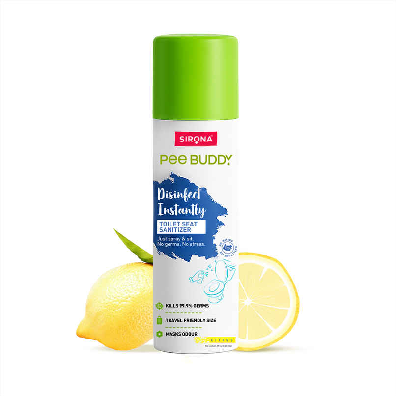 Sirona PeeBuddy Toilet Seat Sanitizer Spray Citrus