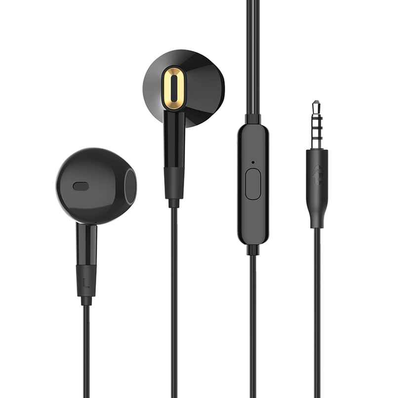 itel Iep14 Wired Earphones | 14.2Mm Driver | In-Line Mic | 10Min Fast Charge - 120Min Play | Comfy Fit