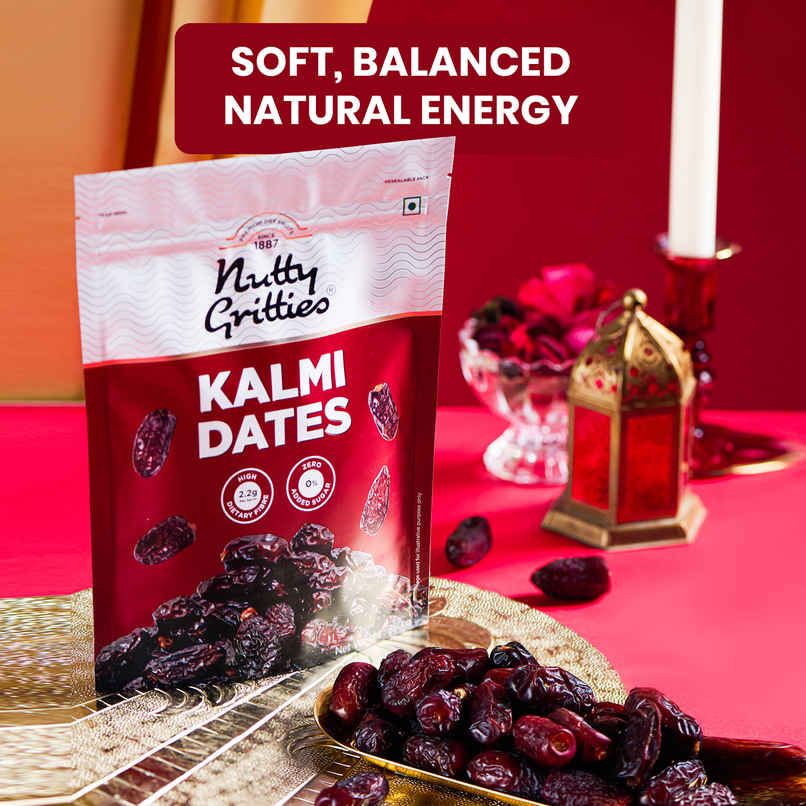 Nutty Gritties Premium Kalmi Dates | High Fibre