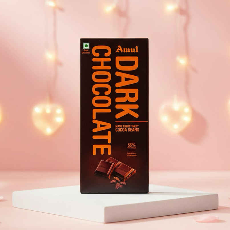 Amul Dark Chocolate Bar | Rich in Cocoa