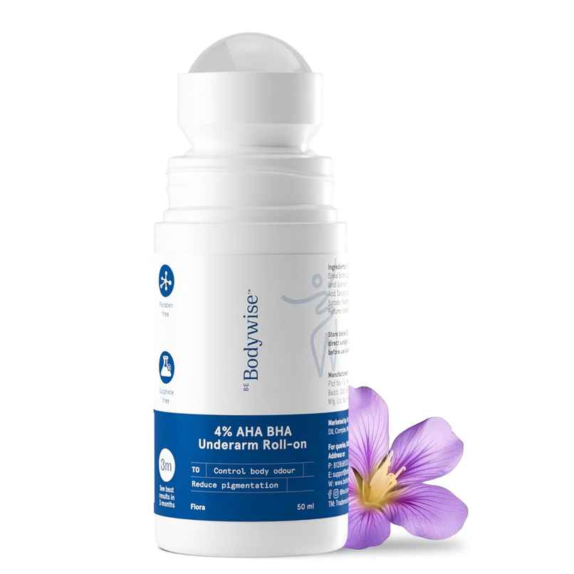 Be Bodywise 4% Aha Bha Underarm Roll On - Flora