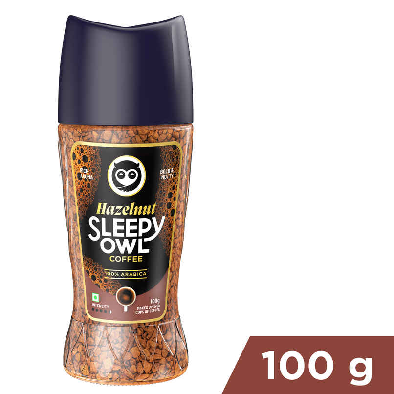 Sleepy Owl Pure Arabica Hazelnut Medium Roast Instant Coffee