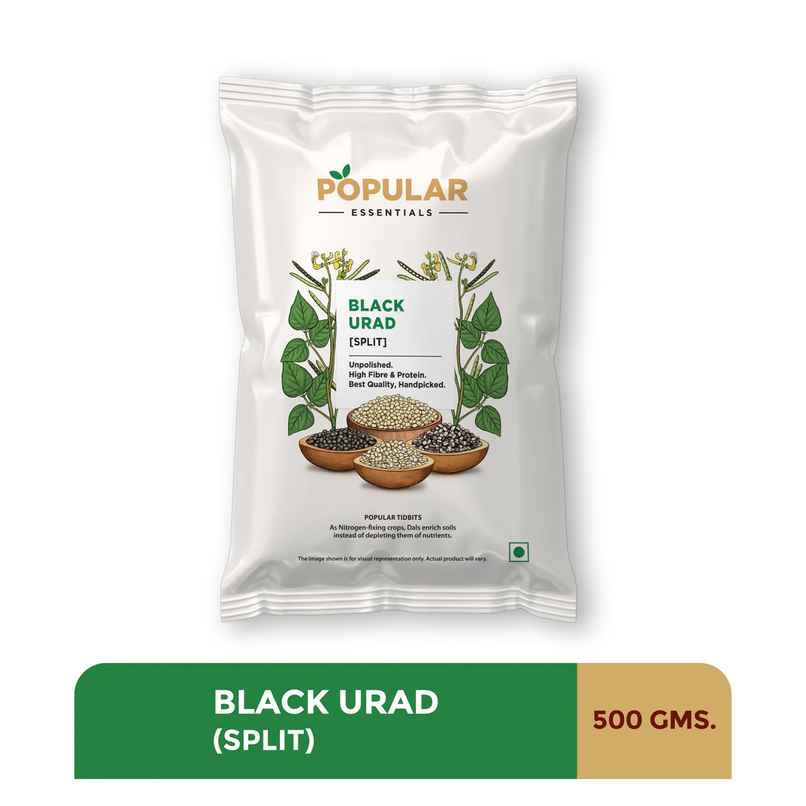 Popular Essentials Black Urad Split