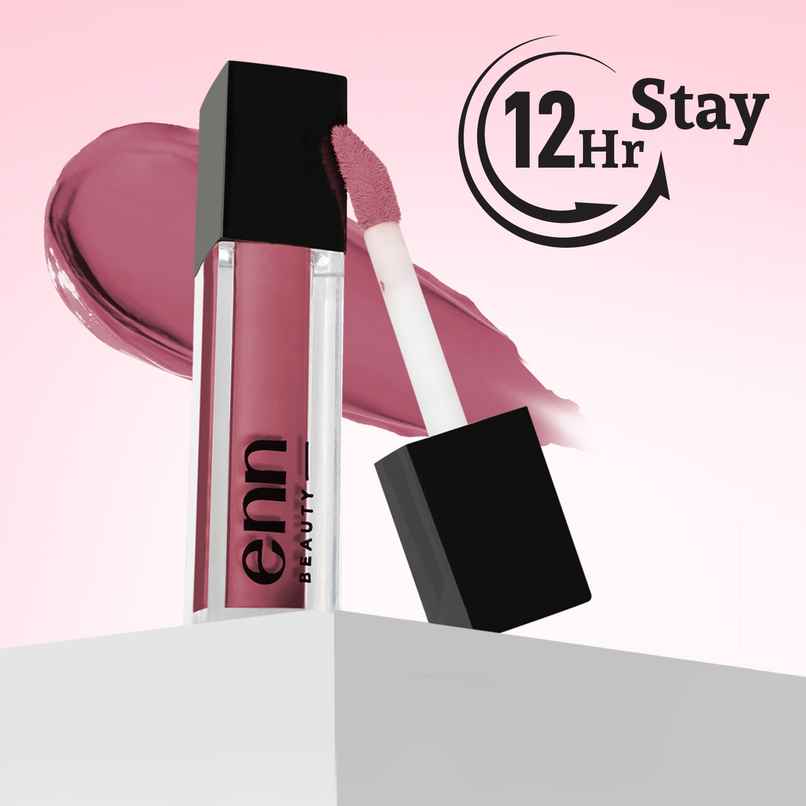 ENN Beauty Liquid Lipstick | Pink Velvet | Paraben Free, SLS Free, Cruelty Free, Silicone Free