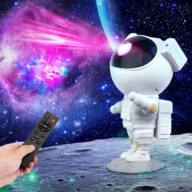 Storio Astronaut Projector Lamp | Space Night Light for Kids Room