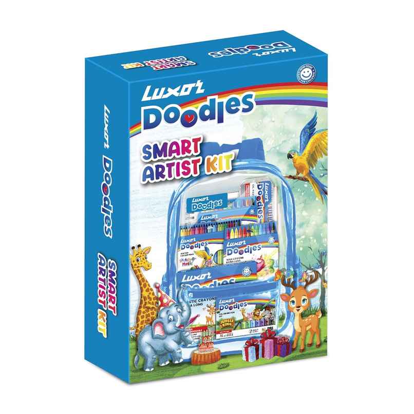 Luxor Smart Artist Kit | Drawing Book | Sketching Set | Colouring Set | Stationary Set