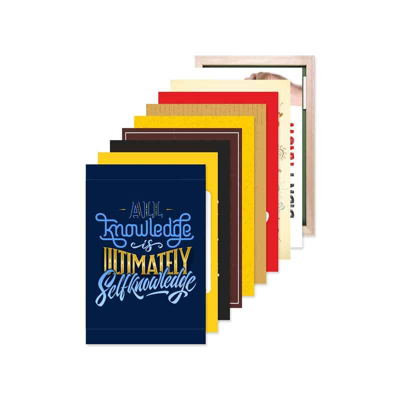 Paper Plane Design Wall Posters For Office Decor | Set of 10 | Size | 12 Inch x 18 Inch | D16