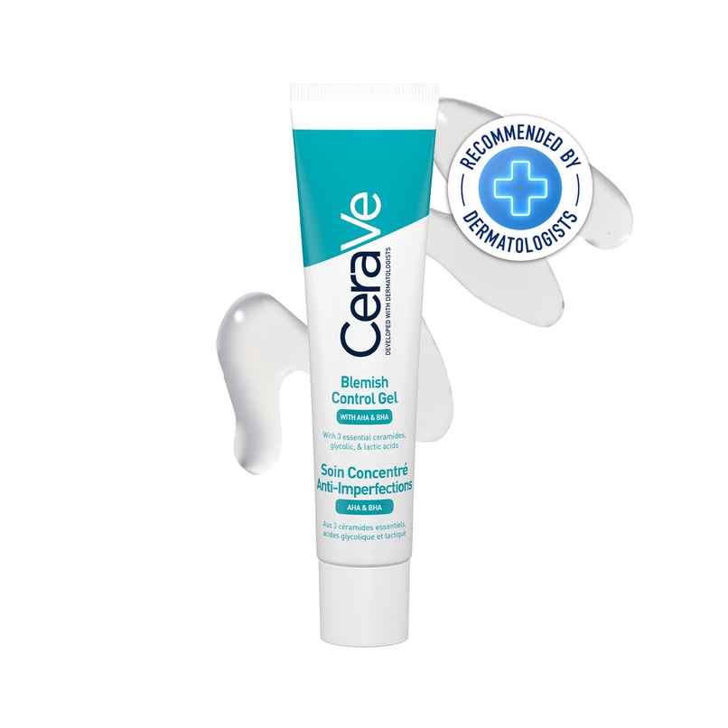 CeraVe Blemish Control Gel With 2% Salicylic Acid, AHA & Niacinamide For Acne Spot Treatment
