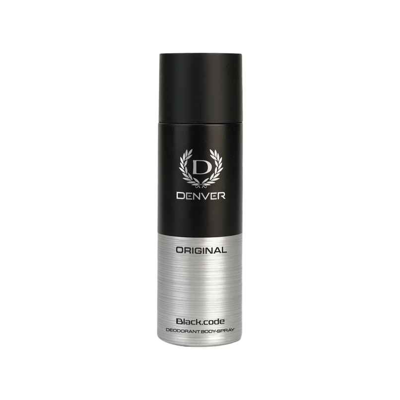 Denver Black Code Deo | Long Lasting Deodorant Body Spray For Men