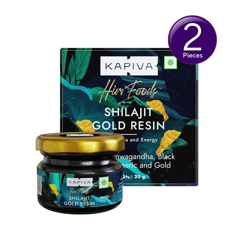 Kapiva Him Foods Shilajit Gold Resin Combo Kapiva Him Foods Shilajit Gold Resin Combo