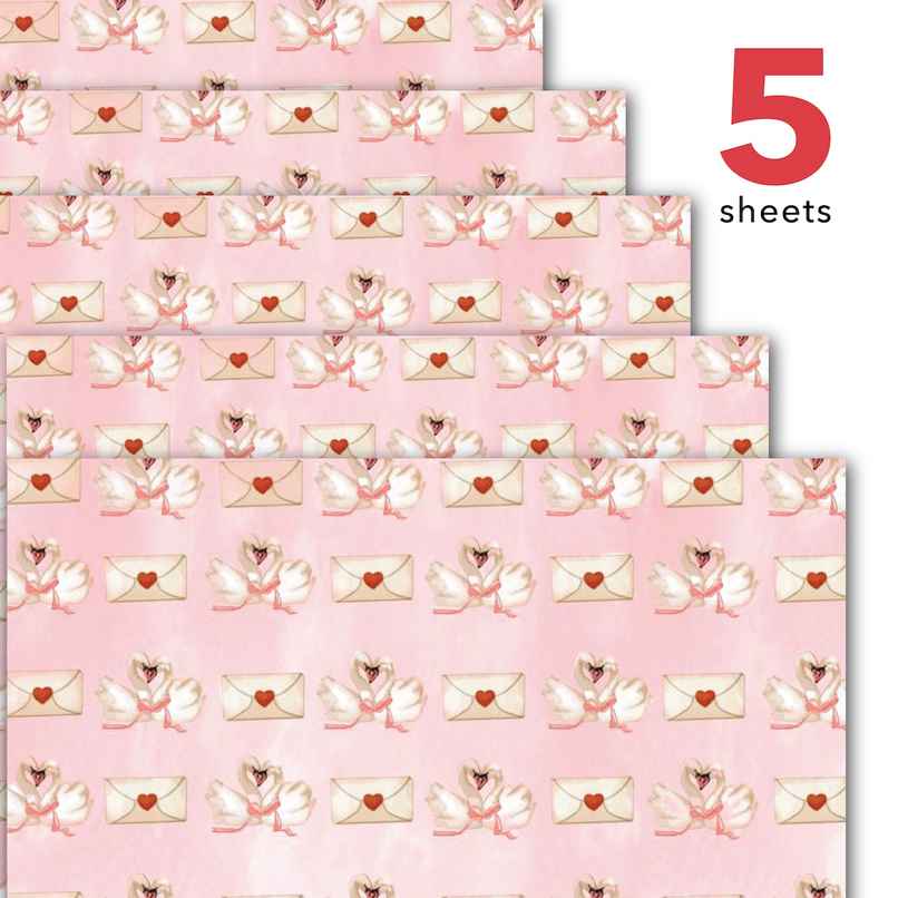 Tiger Notes Gift Wrap | Pink Swan