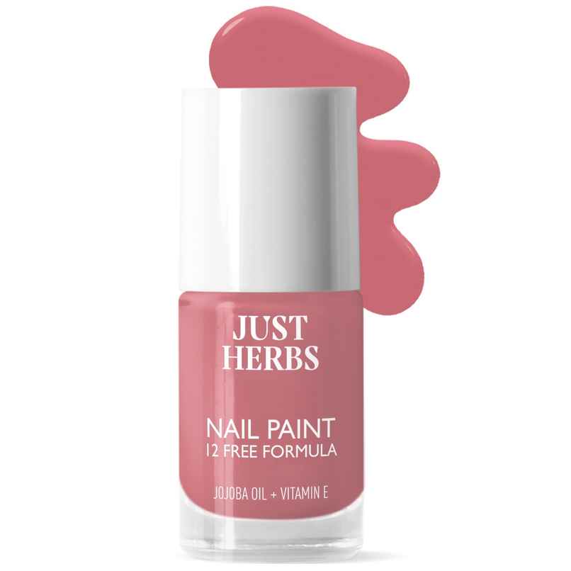 Just Herbs 12 Free Nail Paint-Blush Pink-05 | Fun & Creative