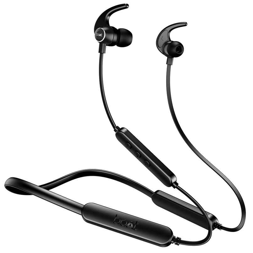 boAt Rockerz 255 Pro+ Bluetooth Neckband w/ 60H Playback, ASAP Charge & Dual Pairing (Active Black)