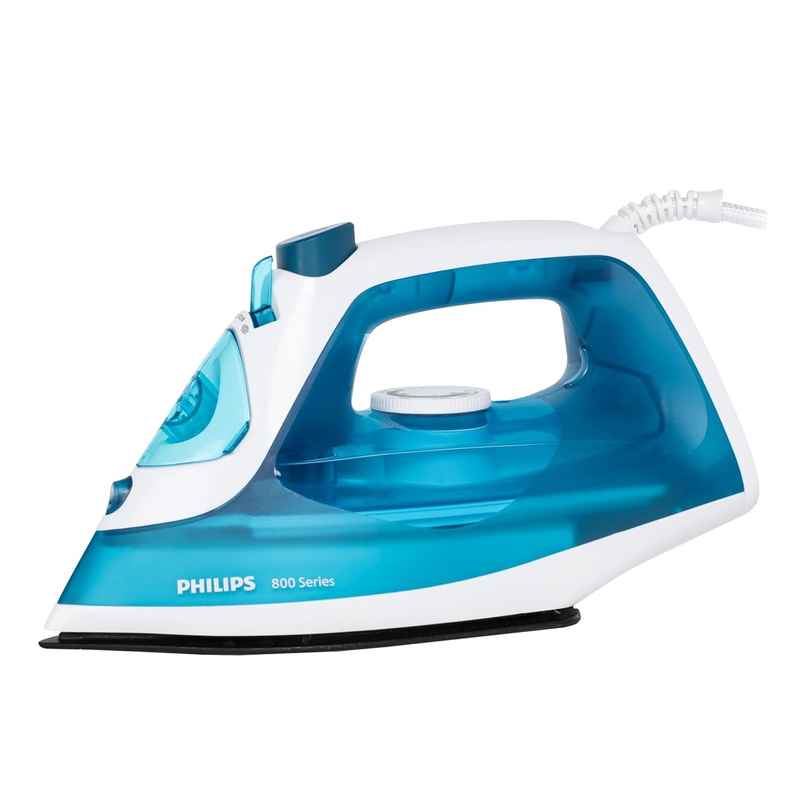 Philips Steam Iron DST0820/20 Powerful 15 gm/min Steam Output with Spray, 1250 W, Multilayer Coated Non stick Soleplate - Blue