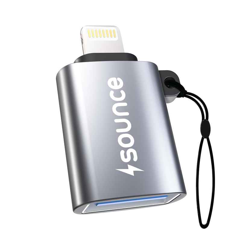 Sounce USB OTG for iPhone-iPad | Lightning OTG Pendrive Adapter Compatible with All iOS Devices Sounce USB OTG for iPhone-iPad | Lightning OTG Pendrive Adapter Compatible with All iOS Devices