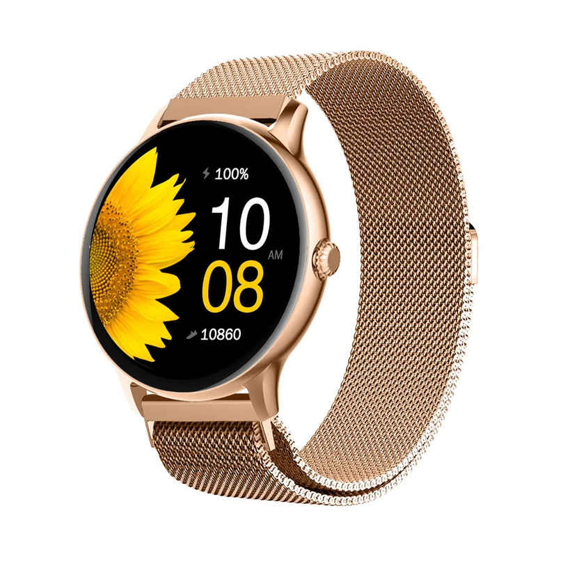 Fire-Boltt Phoenix Ultra | 1.39" Display | BT Calling | Women's Edition - Gold