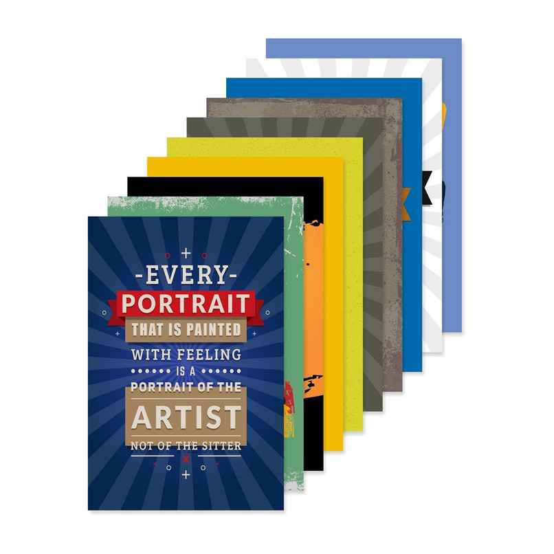 Paper Plane Design Wall Posters For Office Decor | Set of 10 | Size | 12 Inch x 18 Inch | D29