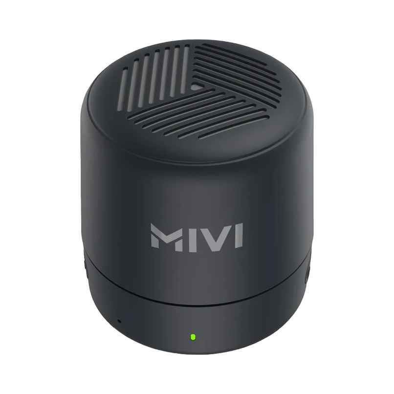 Mivi Play 5 Watt Bluetooth Speaker with 12 Hours Playtime. Wireless Speaker Made in India with Exceptional Sound Quality, Portable and Built in Mic-Black Mivi Play 5 Watt Bluetooth Speaker with 12 Hours Playtime. Wireless Speaker Made in India with Exceptional Sound Quality, Portable and Built in Mic-Black