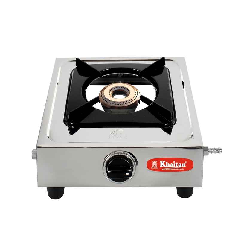 Khaitan 1 Burner Classic Stainless Steel Manual Gas Stove