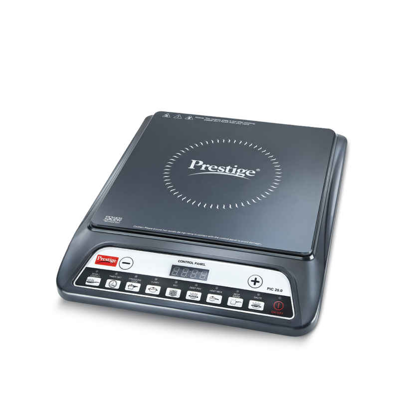 Prestige PIC 20 Induction Cooktop | 1600 W | 4 kV Surge Protection | Soft Touch Button | Easy to Clean | Black Prestige PIC 20 Induction Cooktop | 1600 W | 4 kV Surge Protection | Soft Touch Button | Easy to Clean | Black