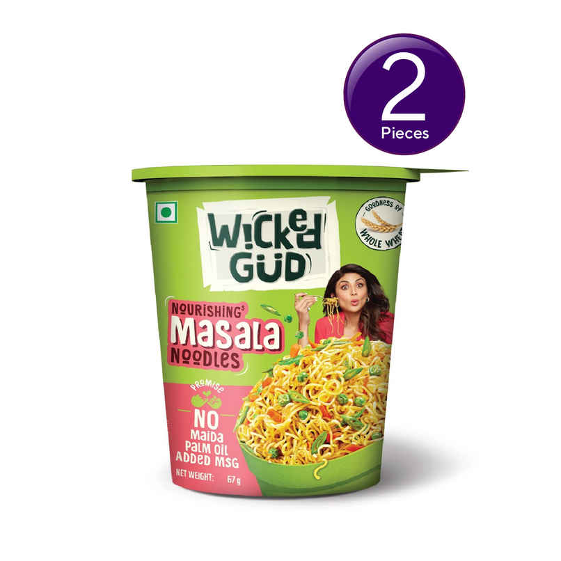 Wickedgud Nourishing Masala cup noodles Combo Wickedgud Nourishing Masala cup noodles Combo