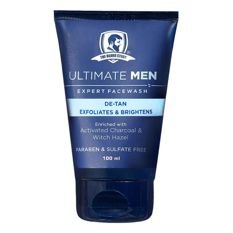 The Beard Story Face Wash With Activated Charcoal Deep Cleansing Pollution Control & Oil Absorption