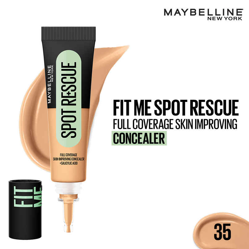 Maybelline Fit Me Spot Rescue Full Coverage Concealer, Cover+Minimize Pimples-35