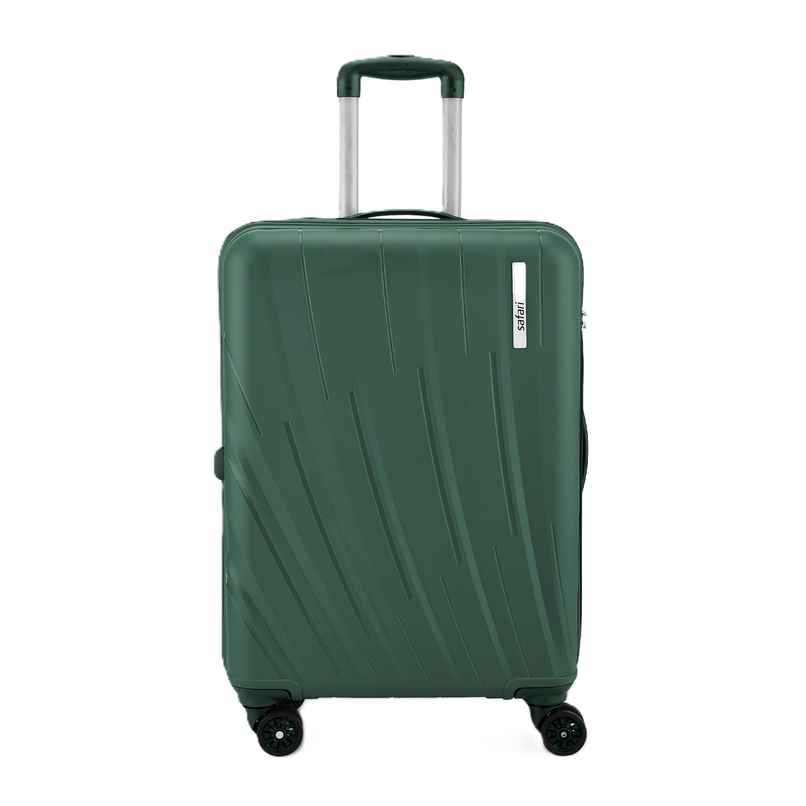Safari Vamos Cabin Trolley Bag, 8 Wheels, Hard, Polypropylene | Dusk Green - 55cm Safari Vamos Cabin Trolley Bag, 8 Wheels, Hard, Polypropylene | Dusk Green - 55cm