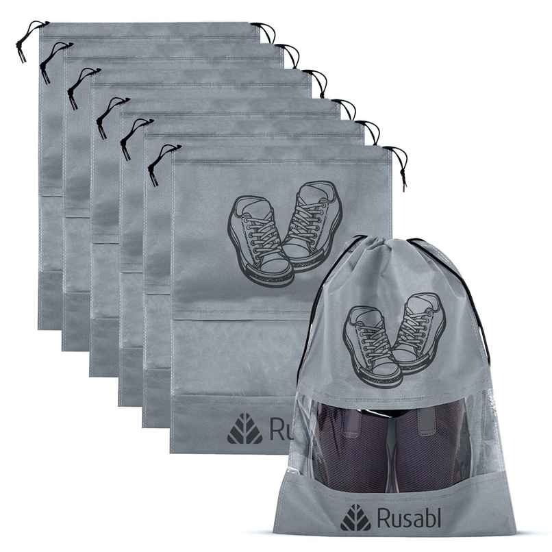 Rusabl Non-woven Shoe Bag - Grey