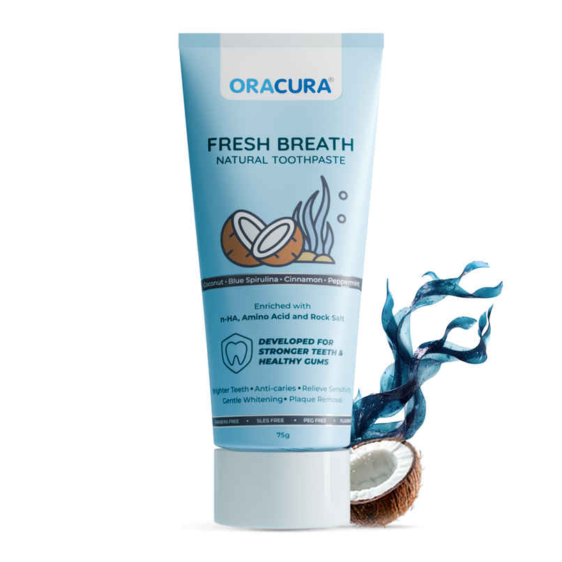 Oracura Fresh Breath Natural Toothpaste Coconut