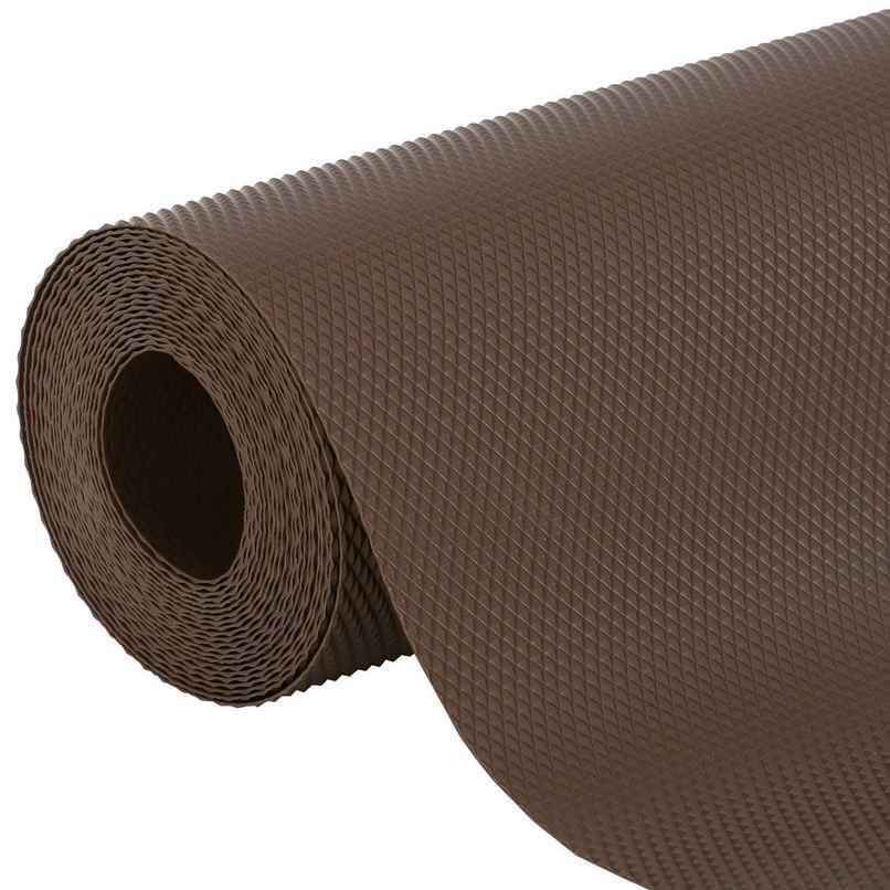 Daluci Multipurpose Eva Anti-Slip BathrooM | Kitchen and Drawer Mat Liner | 45 Cm x 5 M | Brown