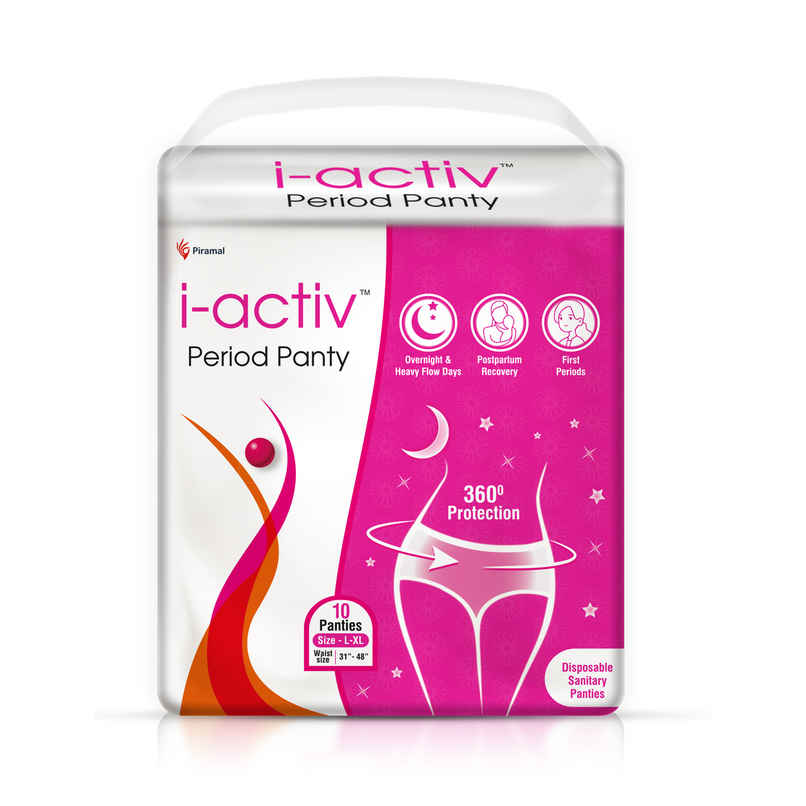 I-Activ Disposable Period Panties | L-XL