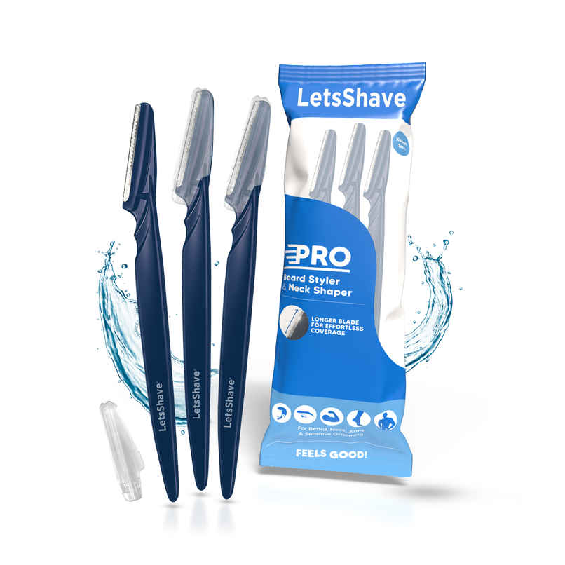 LetsShave Pro Styler for Men Beard, Reusable, Beard Shaper, Face Razor, Line up Razor
