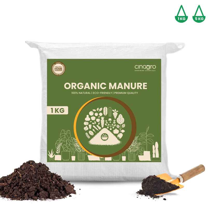 Cinagro Organic Manure Fertilizer For Plants & Home Gardening