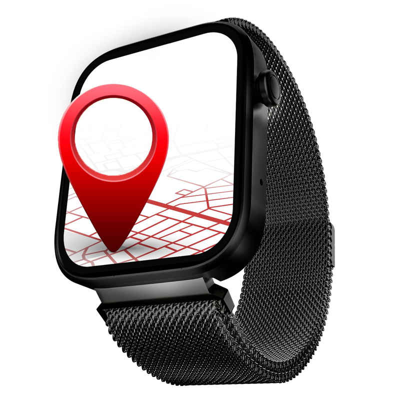 boAt Storm Call 3 Smartwatch | 1.83" Display | BT Calling - Black Metal