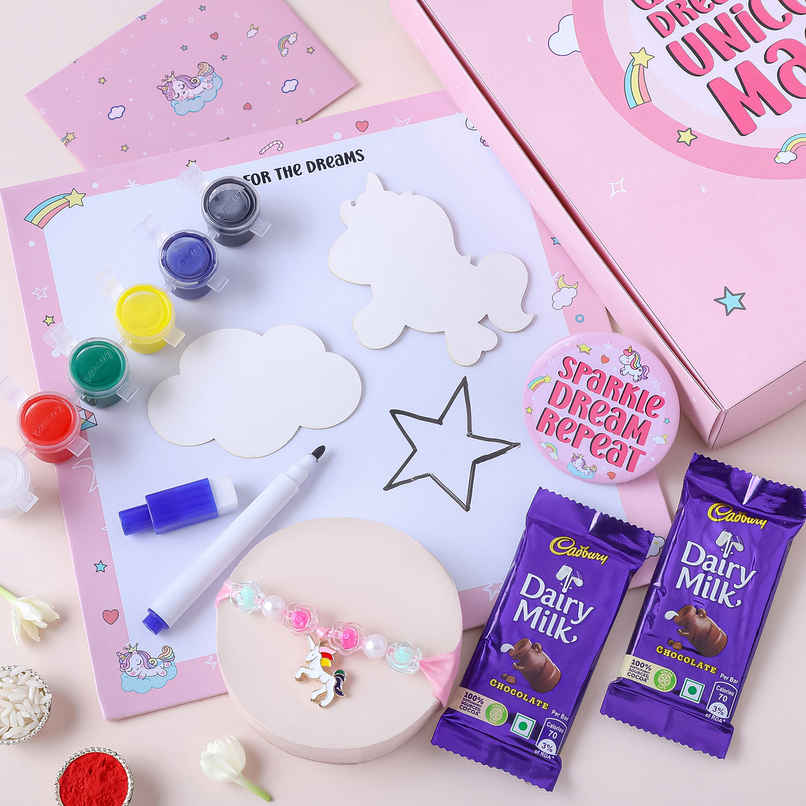 FNP Unicorn Kids Rakhi Hamper