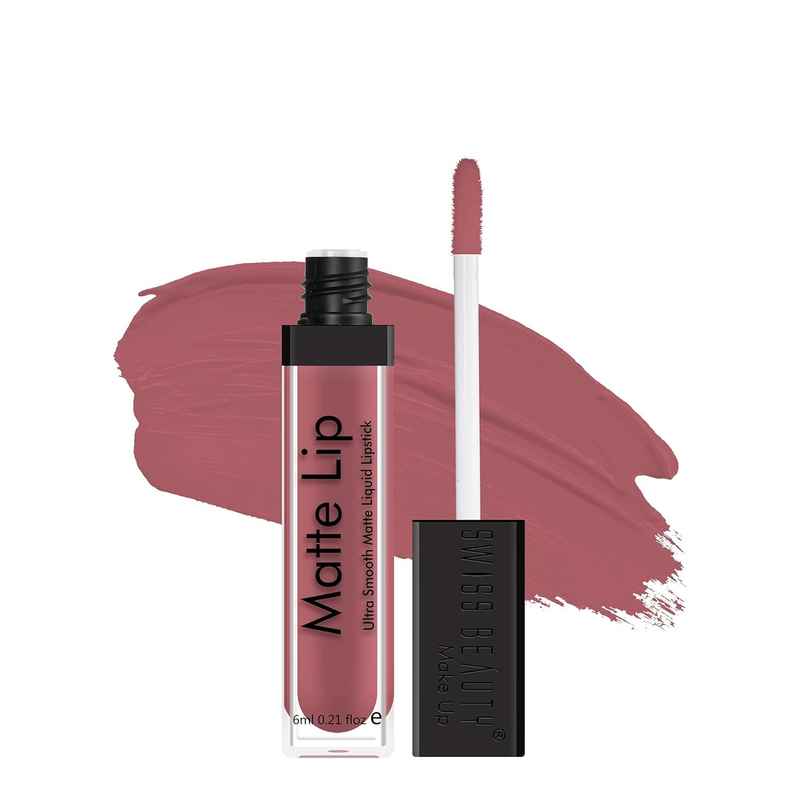 Swiss Beauty Matte Lip Ultra Smooth Matte Liquid Lipstick | 22 Real Nude