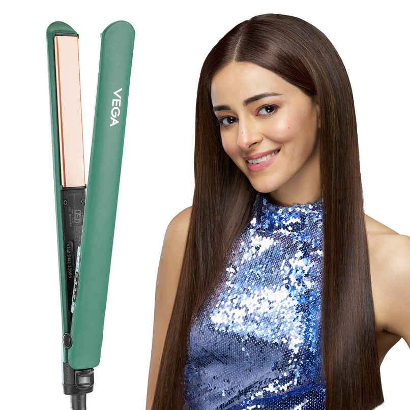 Vega Salon Smooth Hair Straightener for Women with Quick Heatup, 1 Year Warranty, Green (VHSH-42) Vega Salon Smooth Hair Straightener for Women with Quick Heatup, 1 Year Warranty, Green (VHSH-42)