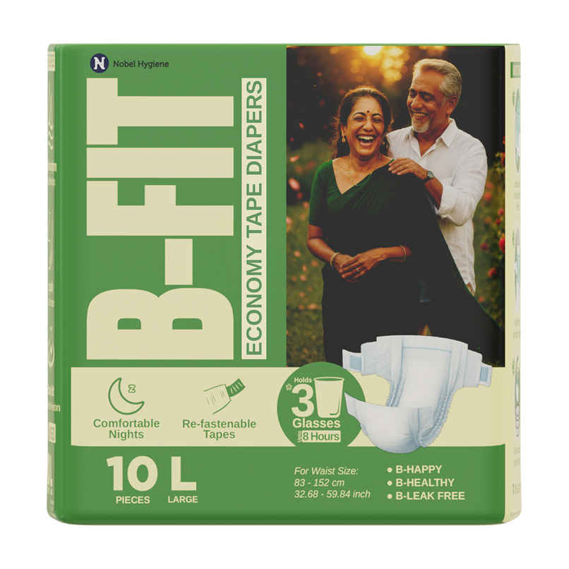 B-FIT Adult Diaper Tape | Economy Type | L | 32.68 - 59.84 inch B-FIT Adult Diaper Tape | Economy Type | L | 32.68 - 59.84 inch