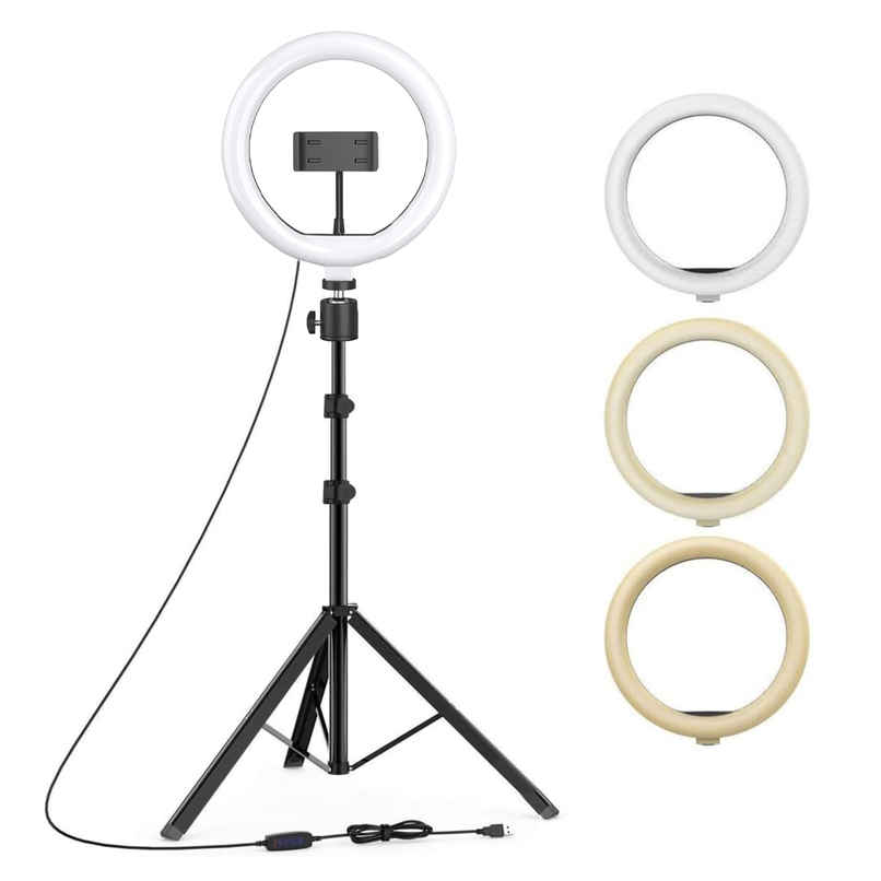 Bestor 10 Inch LED Ring Light with 7 Feet Tripod Stand and Mobile Holder Bestor 10 Inch LED Ring Light with 7 Feet Tripod Stand and Mobile Holder