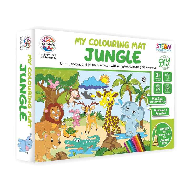 Ratna's My Colouring Mat Jungle Ratna's My Colouring Mat Jungle
