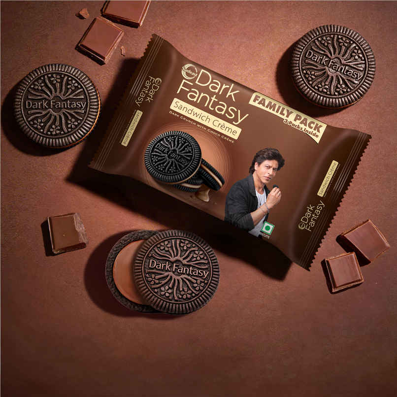 Sunfeast Dark Fantasy Creme, Made With Real Chocolate