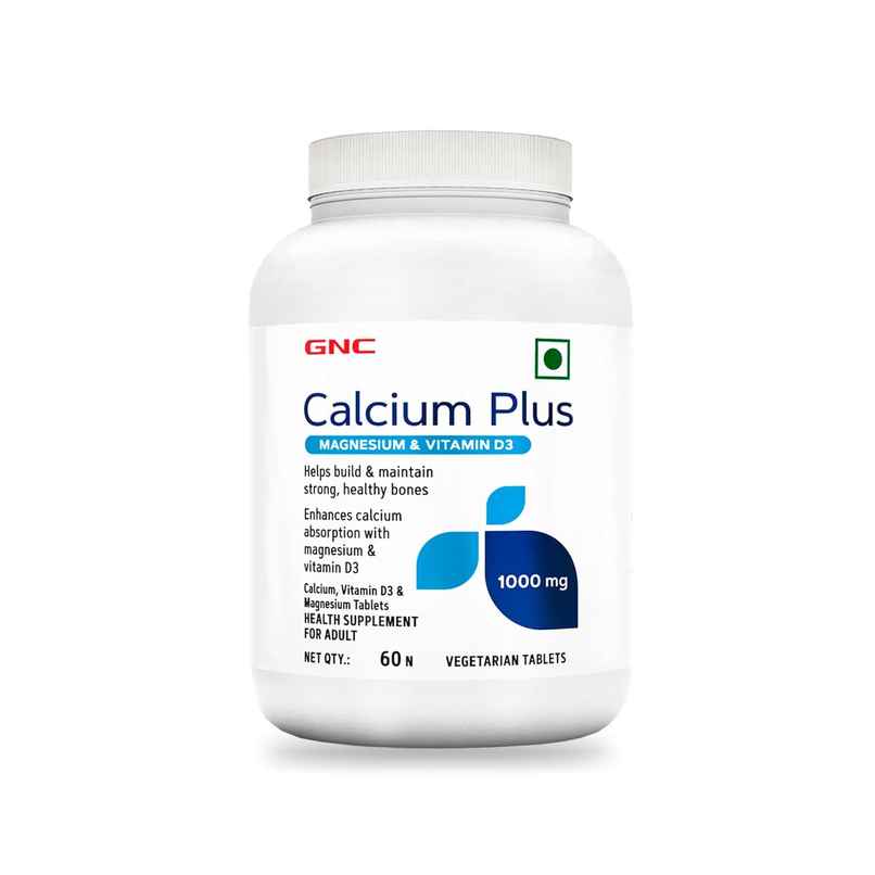 GNC Calcium Plus 1000 mg with Magnesium and Vitamin D3 GNC Calcium Plus 1000 mg with Magnesium and Vitamin D3