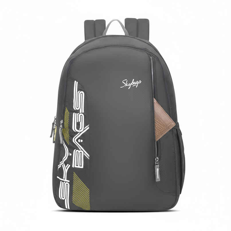 Skybags Sync Backpack with 2 Compartments | Grey - 28 L