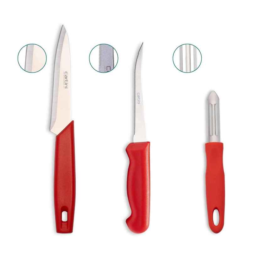 Godrej Cartini Kitchen Knife & Peeler Set (Colour May Vary) Godrej Cartini Kitchen Knife & Peeler Set (Colour May Vary)
