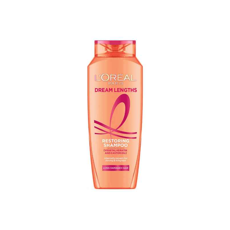 L'Oreal Paris Dream Lengths Shampoo for long,lifeless hair to Nourish and Repair L'Oreal Paris Dream Lengths Shampoo for long,lifeless hair to Nourish and Repair