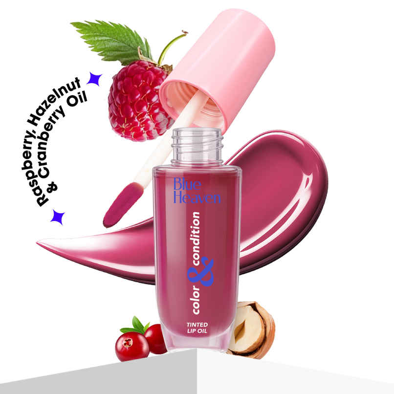 Blue Heaven Color & Condition Lip Oil | Mauve