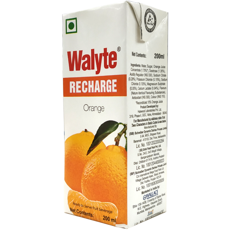 Walyte Recharge Orange Oral Liquid Walyte Recharge Orange Oral Liquid